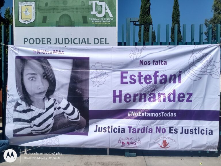 Feminicidio de Estefani N. se ha visto retrasado ante prácticas por parte del presunto responsable