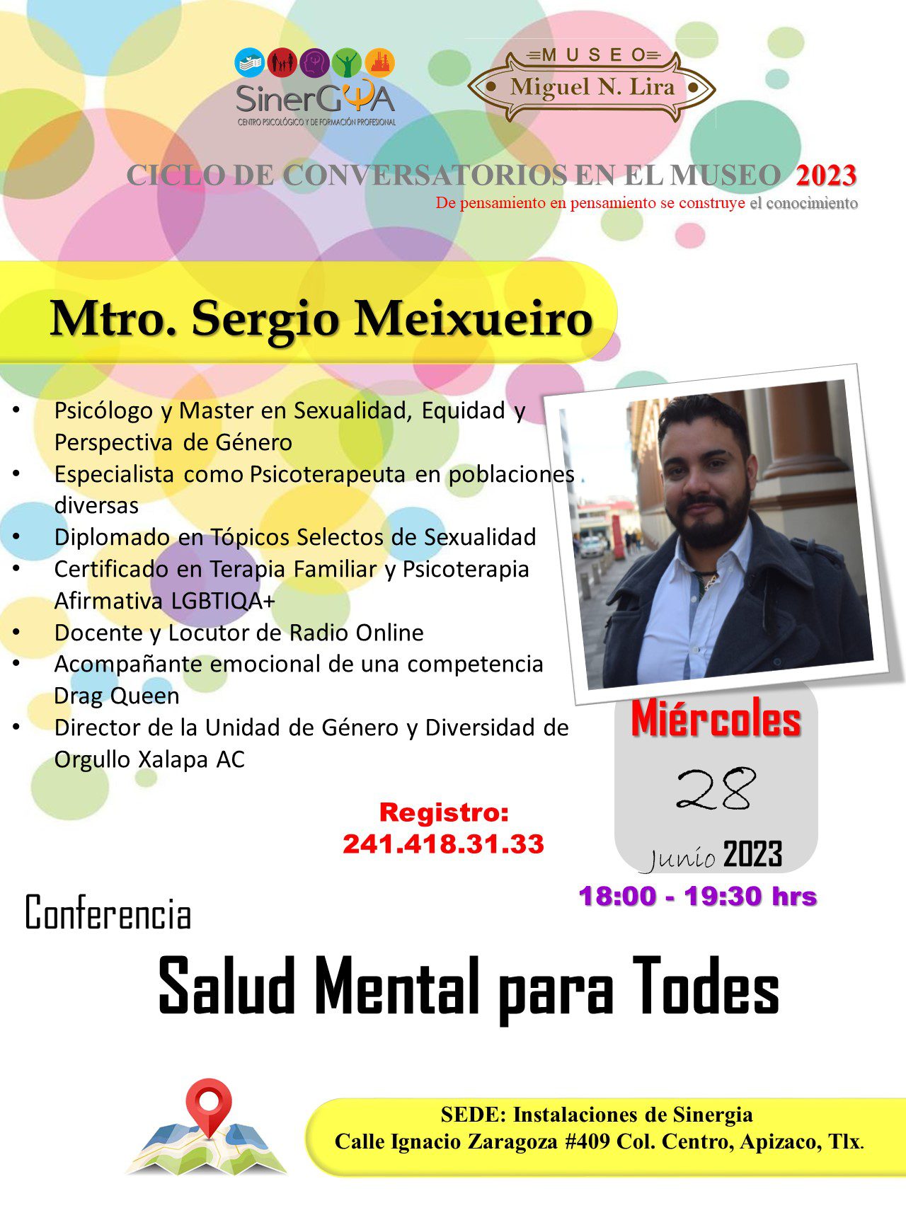 Conferencia “Salud mental para todes” - Sinergia México 2 Conferencia