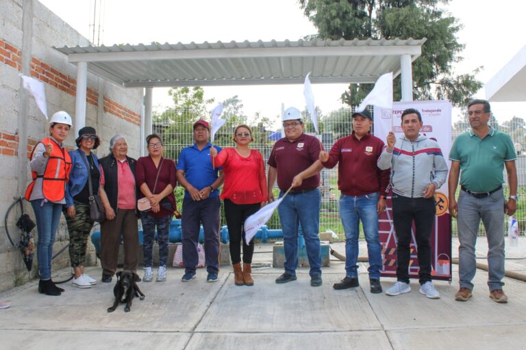 Anuncia Tepetitla de Lardizábal la segunda etapa de rehabilitación del pozo de agua en la Col. Emiliano Zapata