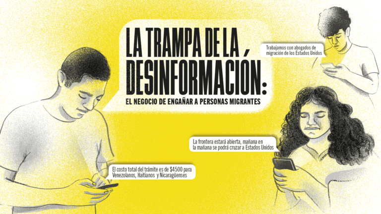 La trampa de la desinformación-migrantes-migración-Verificado-Conexión Migrante