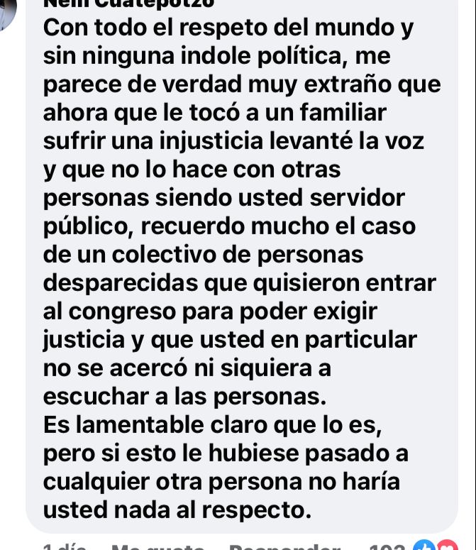 Miguel Ángel Covarrubias califica insegura la capital de Corichi, ¿y los municipios en su distrito? 1 Diputado Miguel Ángel Covarrubias se manifiesta en Tlaxcala