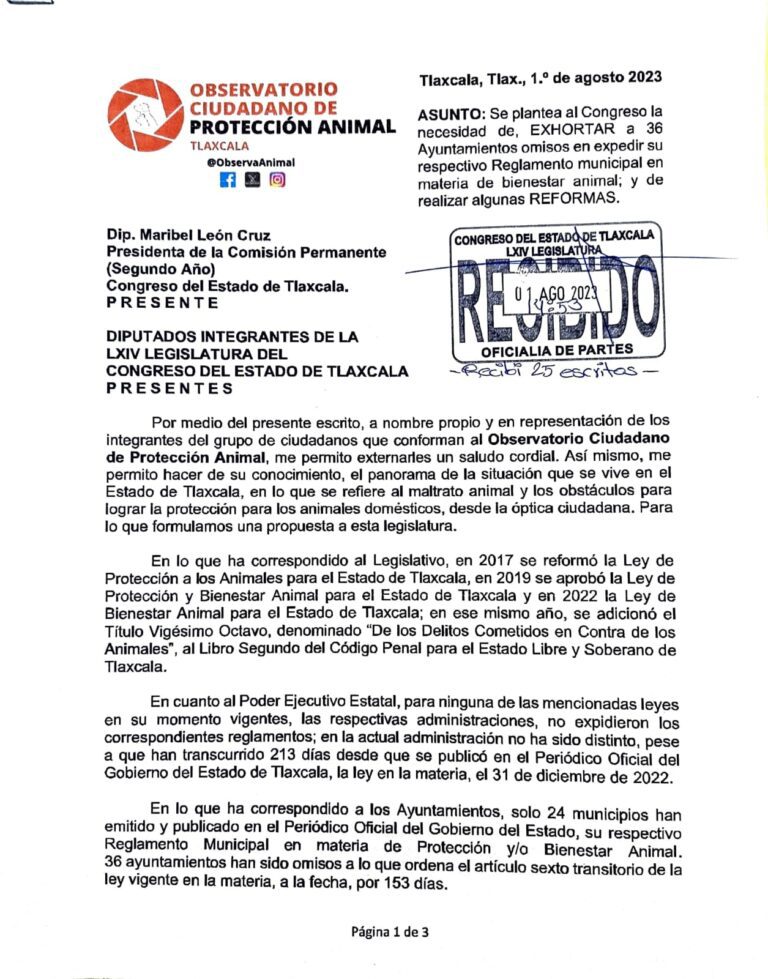ocpa-oficio-legislativo-bienestar animal
