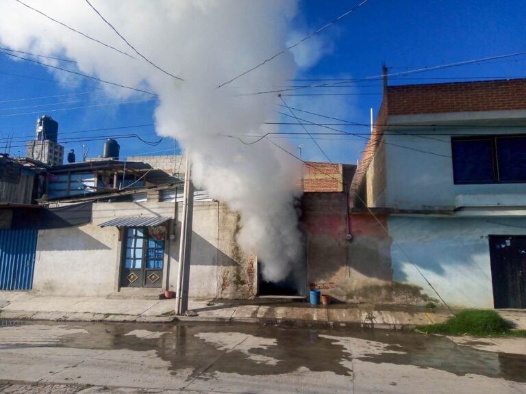 Incendio en San Mateo Ayecac, Tepetitla genera sólo Daños Materiales.