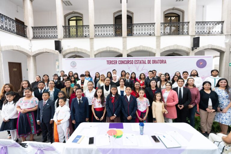 Realizan Tercer Concurso Estatal de Oratoria «Jóvenes por la Paz