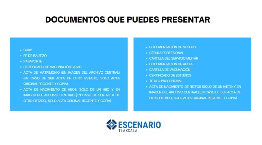 acta de nacimiento en Tlaxcala