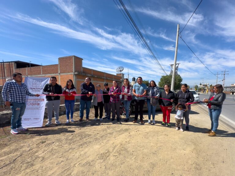 Gobierno de Tepetitla de Lardizábal Inicia construcción de red de drenaje en San Mateo Ayecac
