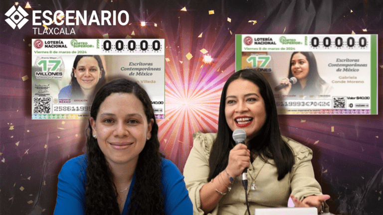 Por primera vez, 2 mujeres tlaxcaltecas son portada en billetes de la Lotería Nacional