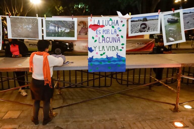 Ayuntamiento de Tlaxcala se compromete a resolver crisis en laguna de Acuitlapilco