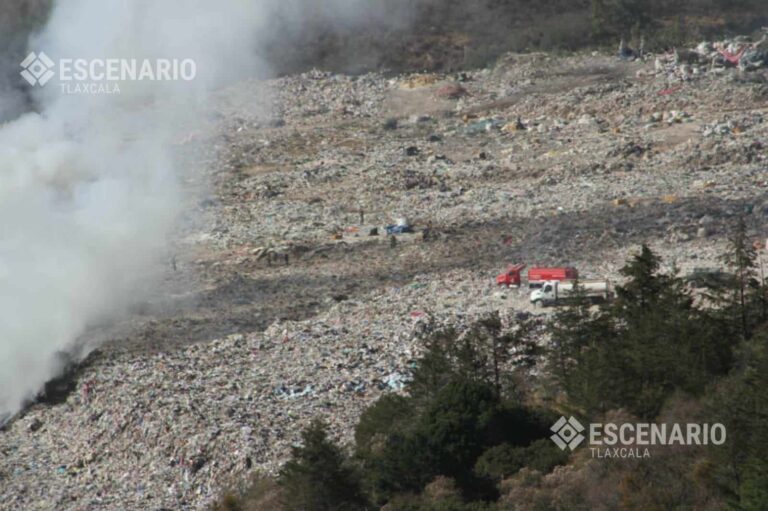Gobierno de Tlaxcala no presenta soluciones efectivas para el relleno sanitario
