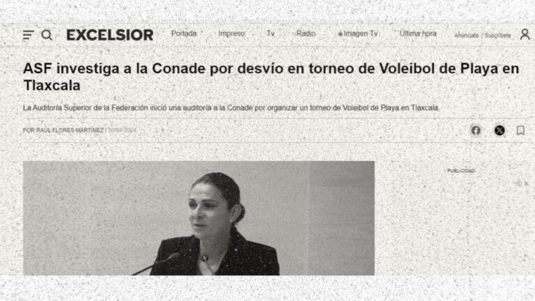 CONADE niega que ASF solicitó auditoría a por no comprobar recursos del Mundial de Voleibol de Playa