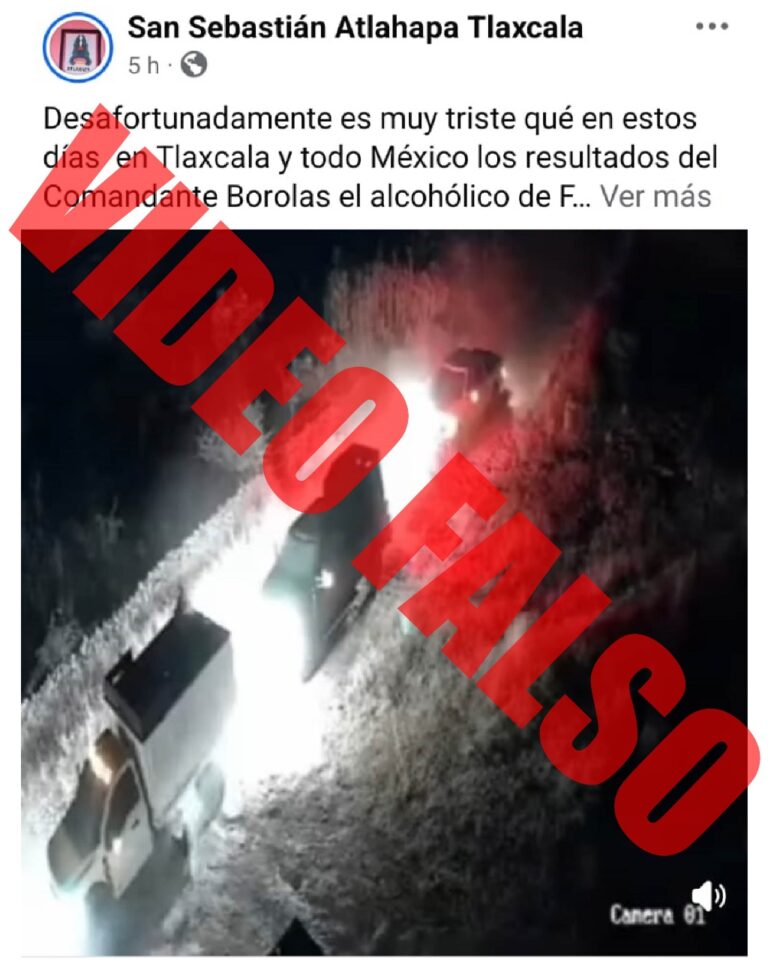 #Falso | Video de convoy en la Malinche