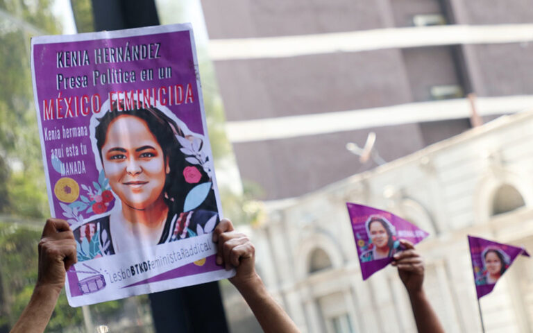 «Presidenta, por favor, déjeme ayudarla»: Kenia Hernández, activista encarcelada