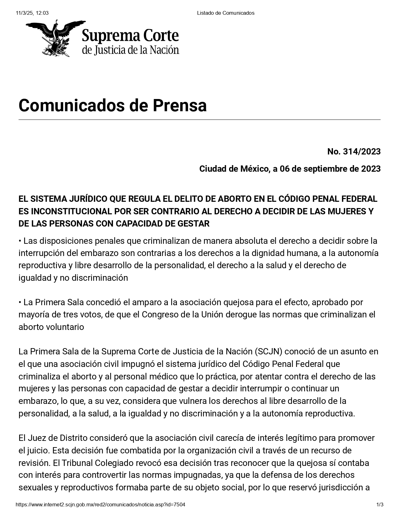 Despenalización del aborto en Tlaxcala