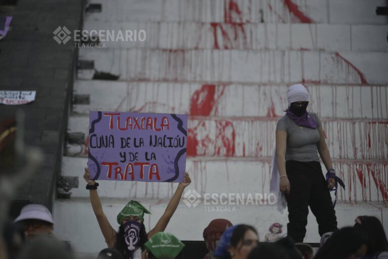 8M2025: «Hasta que haya justicia en Tlaxcala para las oprimidas y para las que ya no están, ocuparemos las calles»