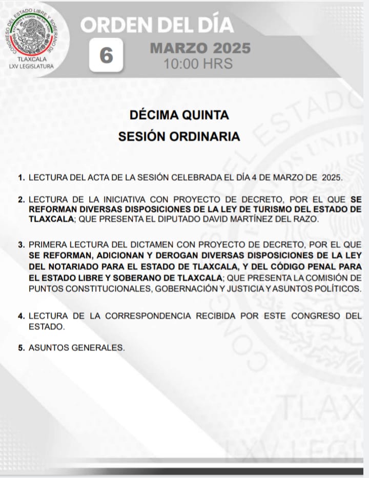 A pesar de señalamientos, cambian Ley de Notariado; diputadas con pancartas pero sin legislar sobre mujeres 3 Ley de Notariado en Tlaxcala