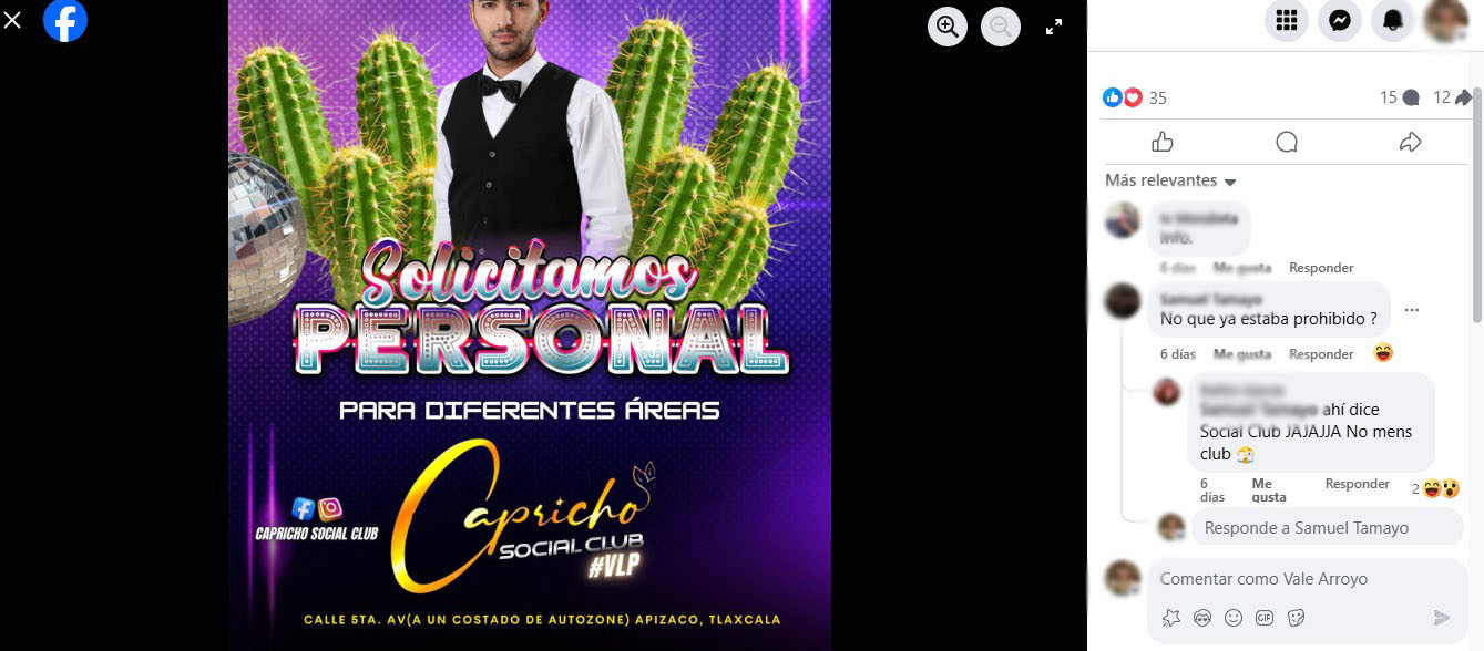 Abrirán Capricho Social Club en Apizaco pese a ley en Tlaxcala 4 Capricho Social Club en Apizaco