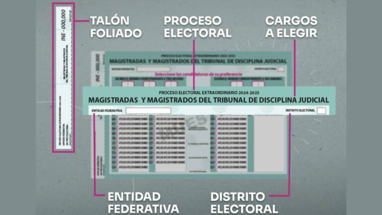 En la Boleta Turquesa del INE, se elegirán 5 magistraturas del Tribunal de Disciplina Judicial, ¿Qué hacen y cómo elegir?