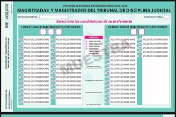 candidatos del Tribunal de Disciplina Judicial