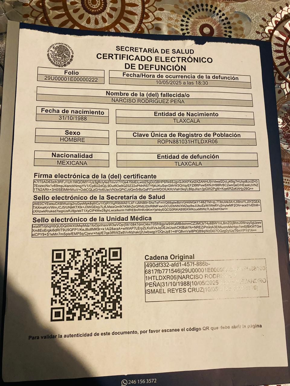 ¿Qué pasó con la muerte de Narciso? Su historia se cuenta desde 4 omisiones 2 Narciso Rodríguez falleció