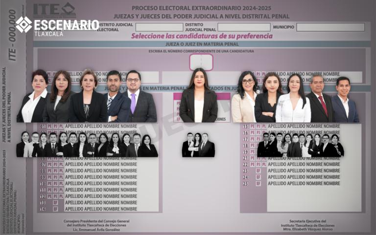 2, 4, 8, 3, 9, 13, 2, 11, 10, 13, 14, 15: Candidaturas mejor calificadas para la Boleta LILA de Jueces Penales de 1era Instancia según Conóceles y sus antecedentes