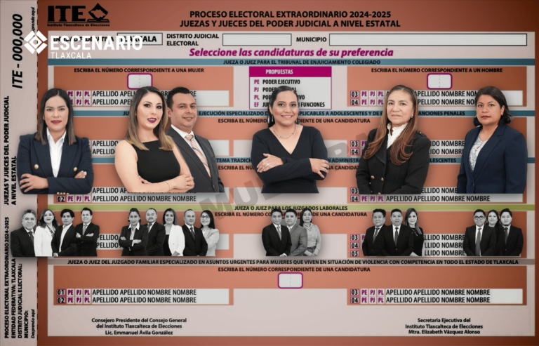 1,6,2,1,2,1,4: Las candidaturas con mejor puntaje para la Boleta Salmón de Jueces Estatales de acuerdo con Conóceles y sus antecedentes
