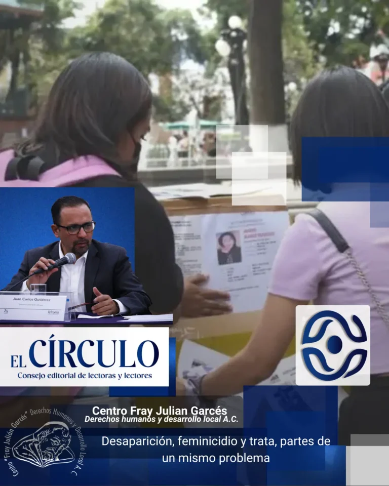 Desaparición, feminicidio y trata: partes de un mismo problema
