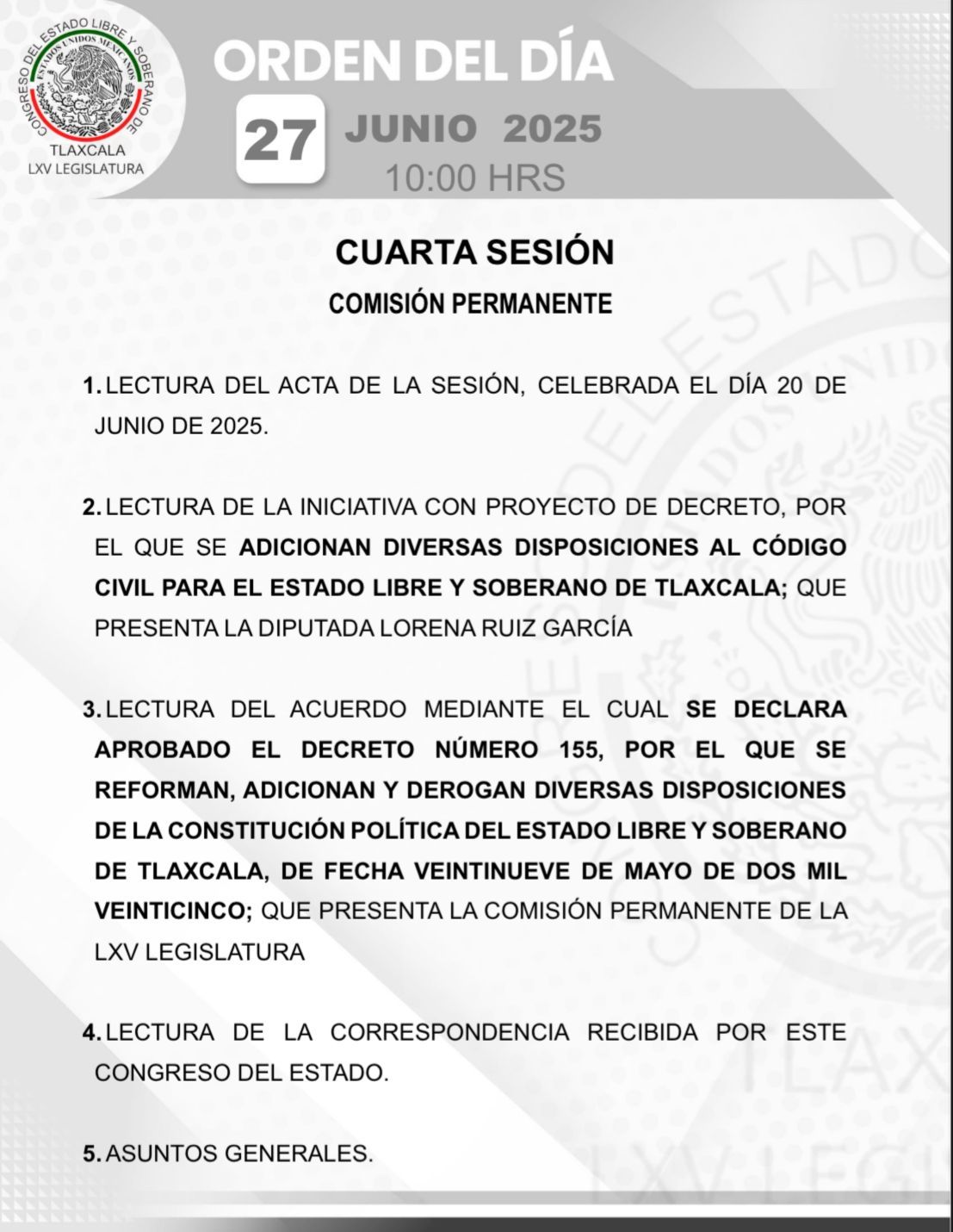 En el pleno | Lorena Ruíz va por obligación alimentaria; aprueban la eliminación del IAIP 2 Lorena Ruíz