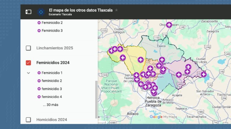 En 2024 hubieron 36 feminicidios en Tlaxcala; SESNSP solo reportó 15 | CRUCES 2024
