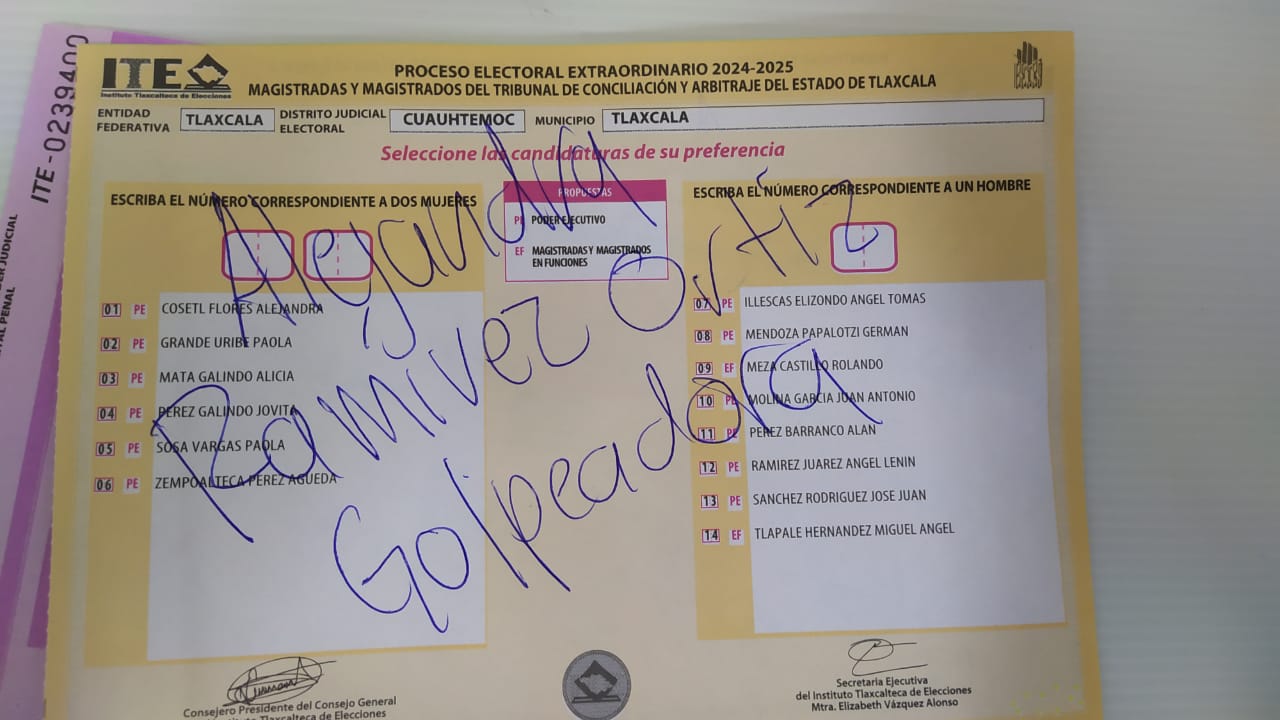 boletas eleccion 1