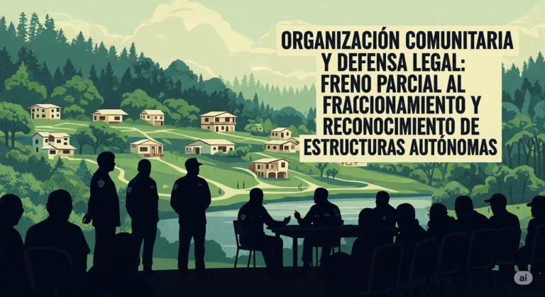 5. Organización comunitaria y defensa legal en Atlihuetzia: freno parcial al fraccionamiento y reconocimiento de estructuras autónomas