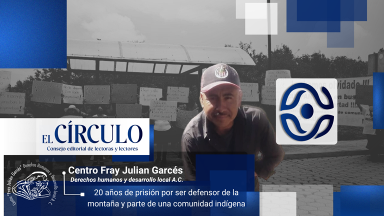 20 años de prisión por ser defensor de la montaña y parte de una comunidad indígena