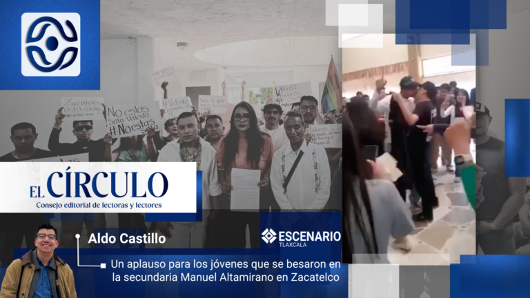 Un aplauso para los jóvenes que se besaron en la secundaria Manuel Altamirano en Zacatelco