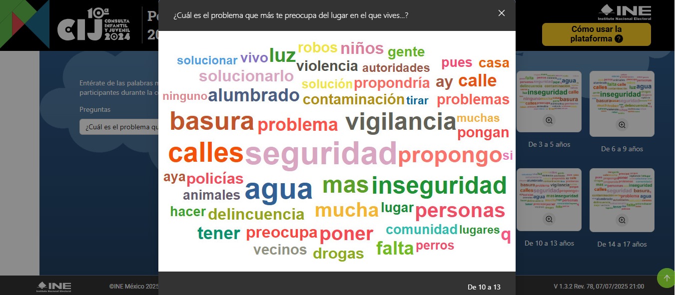 Consulta Infantil y Juvenil 2024