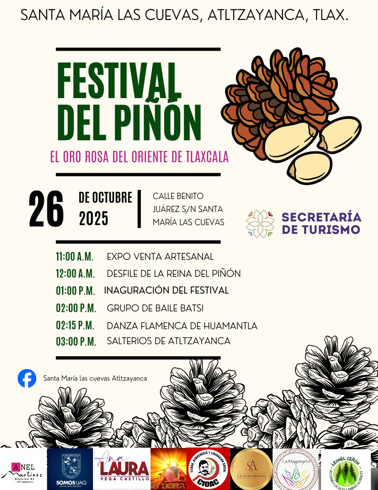 SEPTIMO FESTIVAL DEL PIÑÓN. EL ORO ROSA DEL ORIENTE DE TLAXCALA. 1 561328032 750882301317528 4185840576264302527 n