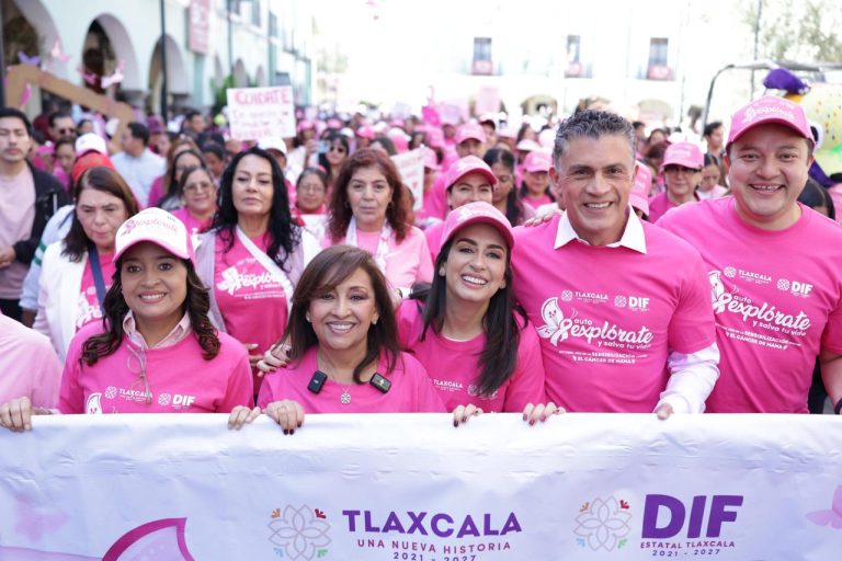 Aunque Tlaxcala pintó de rosa sus calles, mujeres con cáncer de mama siguen sin atención oncológica en el estado