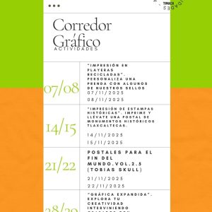 Noviembre de Corredor Gráfico en Galería Timaca (Templo Rojo)