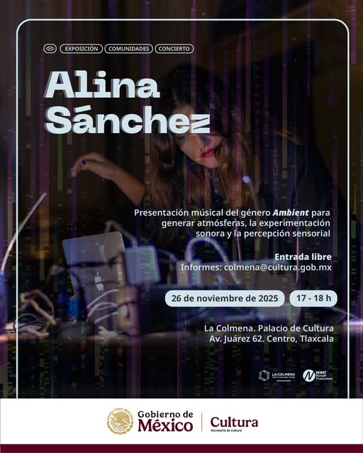 Alina Sánchez en el ultimo concierto de arte sonoro en la Colmena