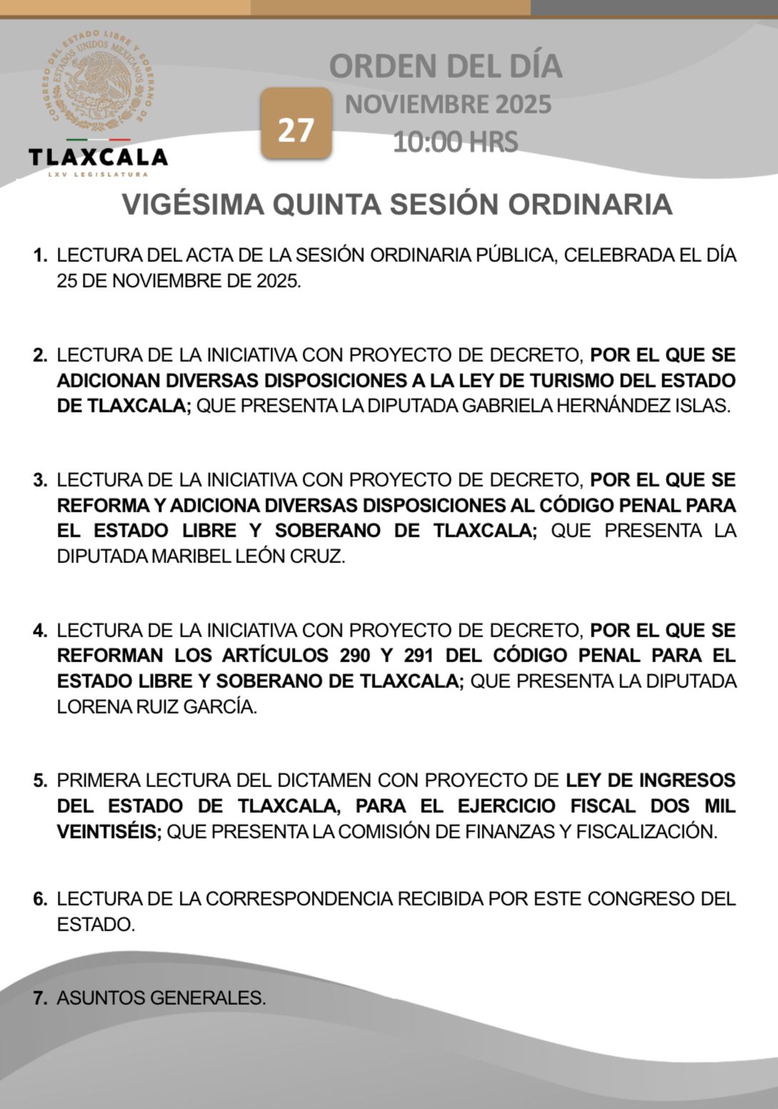 En el Pleno | Buscan reconocer el abuso sexual como un delito grave, medidas de seguridad en establecimientos de hospedaje y penas por robo a adultos mayores 1 589602170 822402490554992 7076225748175394038 n