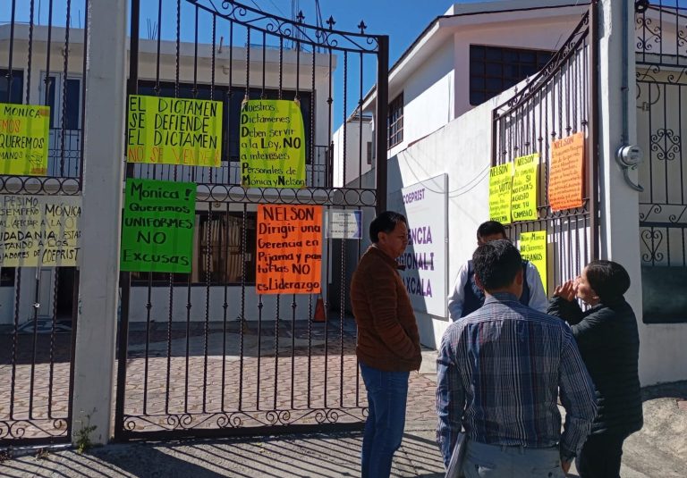 Personal de Coeprist exigen salida de Nelson Medel Del Razo por acoso y venta de dictámenes