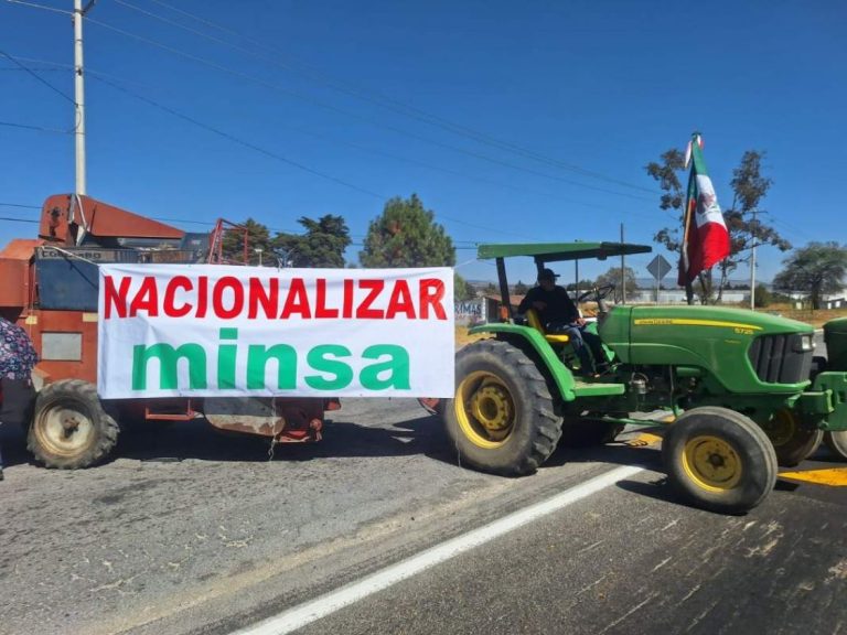 Paro Nacional: Campesinos tlaxcaltecas piden nacionalizar Minsa