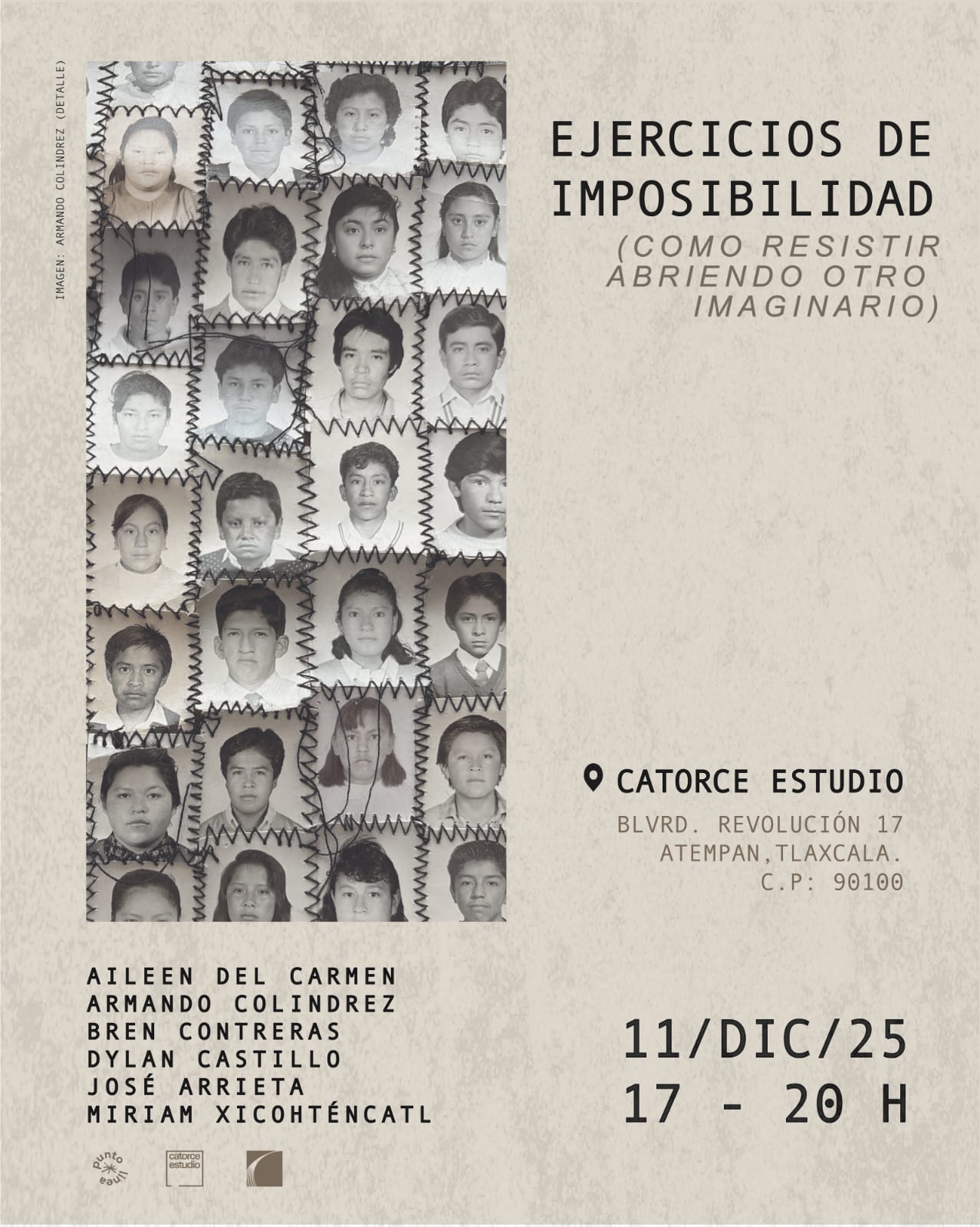 Catorce Estudio: ejercicios de Imposibilidad y arte en resistencia