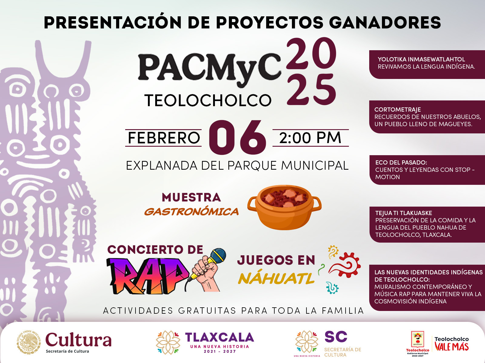 Teolocholco celebra la cultura comunitaria con proyectos PACMyC 2025