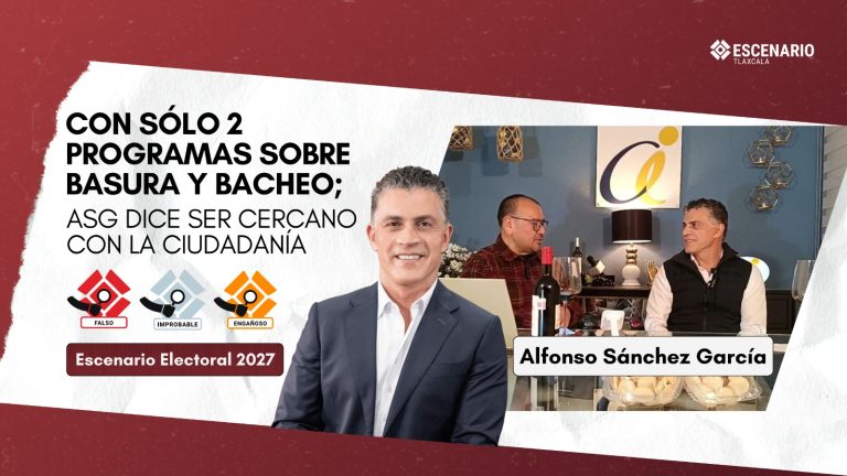 Con sólo 2 programas sobre basura y bacheo; ASG dice ser cercano con la ciudadanía | Escenario Electoral 2027