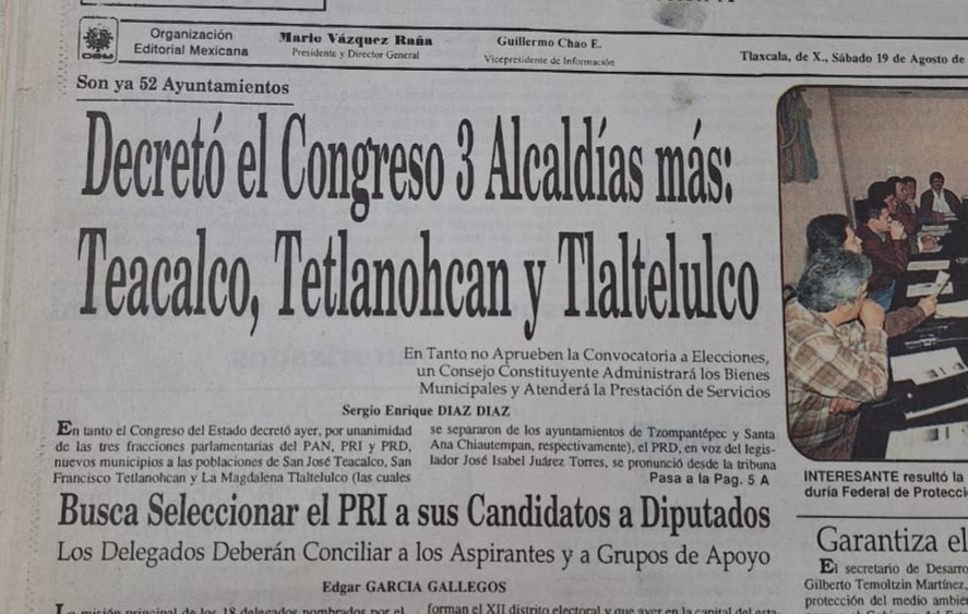 220 hectáreas en disputa entre la Magdalena Tlatelulco y Chiautempan por límites territoriales