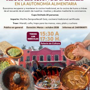 Taller de Autonomía Alimentaria en el Palacio de Cultura