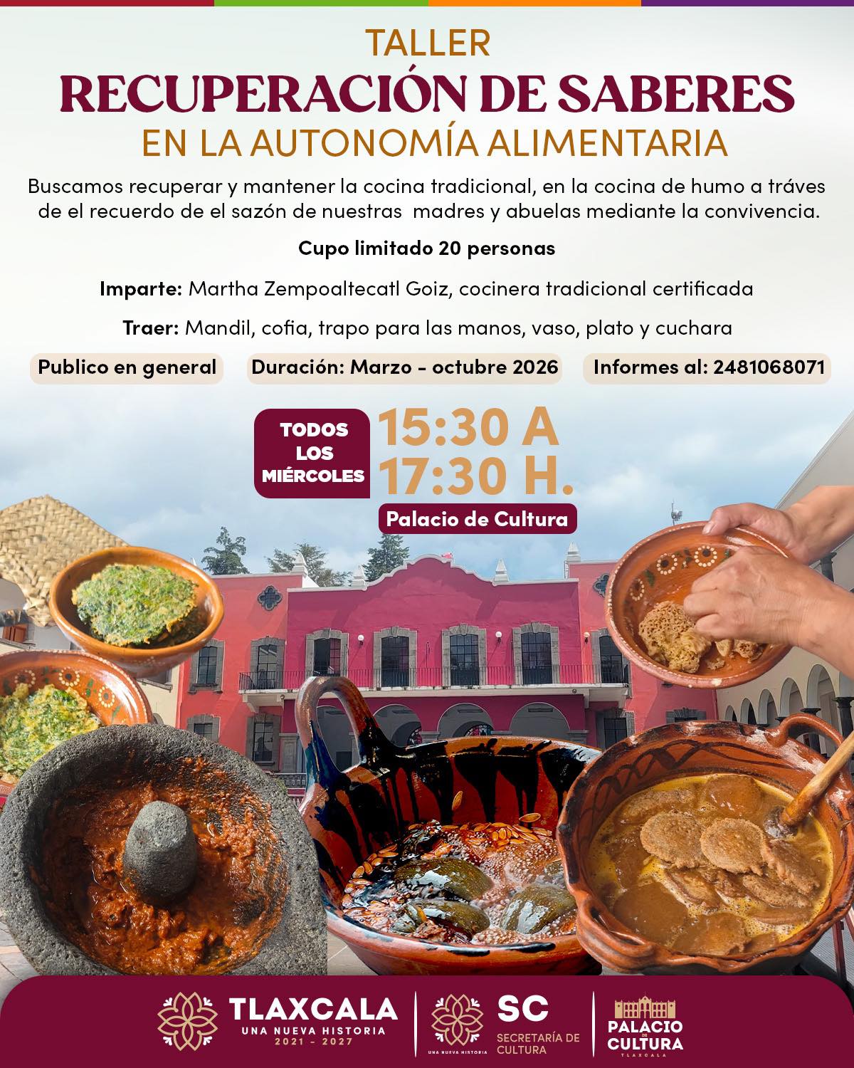 Taller de Autonomía Alimentaria en el Palacio de Cultura