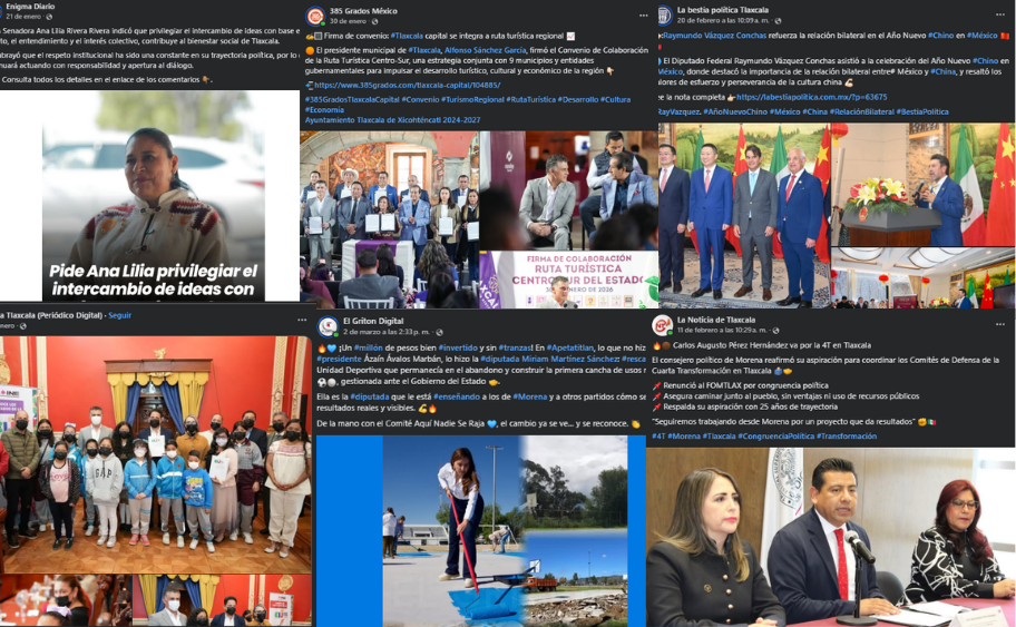 Especial Electoral | Medios que promocionaron en febrero la imagen de los perfiles a la gubernatura