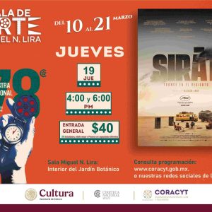 78.ª Muestra Internacional de Cine de la Cineteca Nacional en la Sala Miguel N. Lira