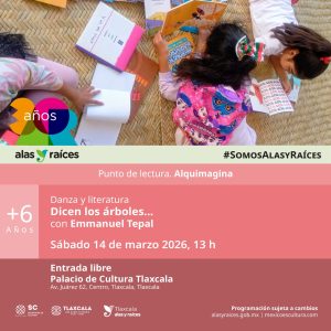 Danza y literatura Dicen los Árboles, en Palacio de Cultura en Tlaxcala