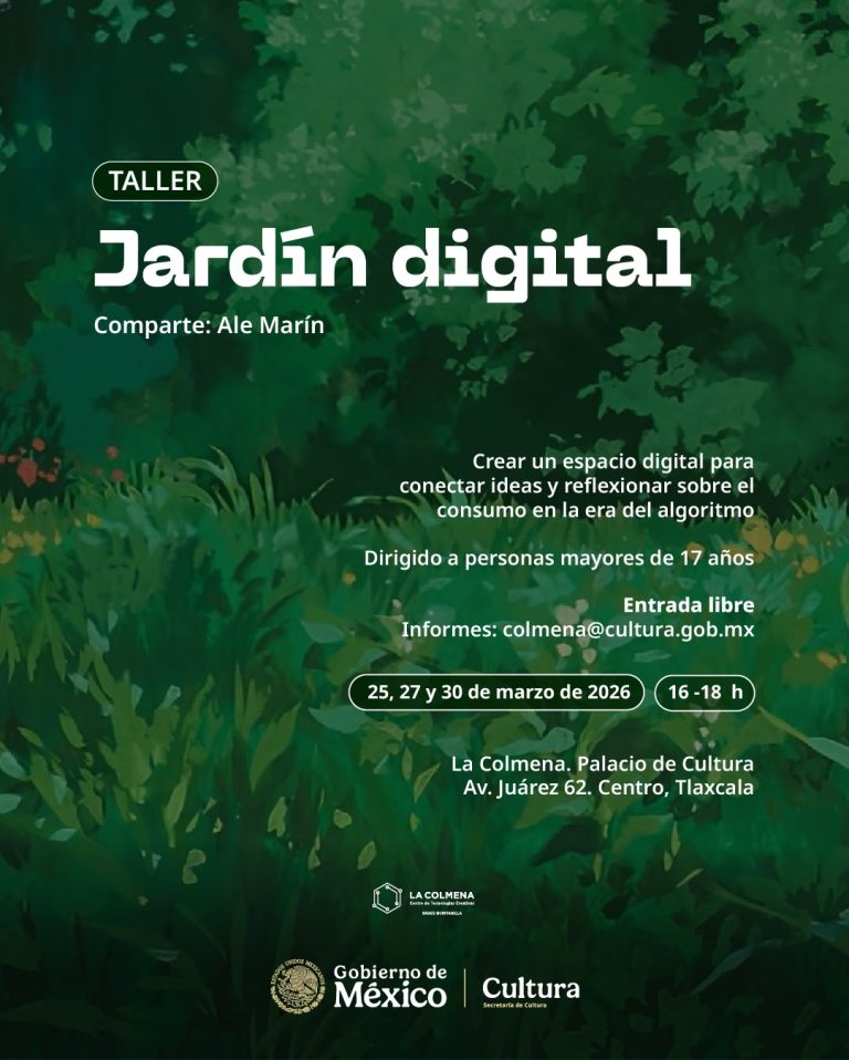 Contra el ruido algorítmico, invitan al taller “Jardín digital” en La Colmena